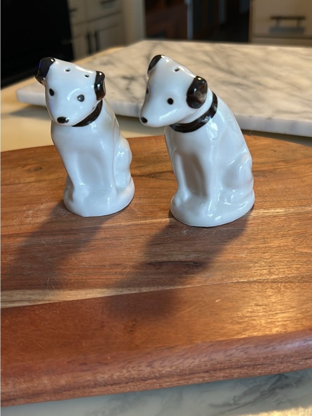 Vintage Iconic RCA Victor Mascot Salt & Pepper Shaker Set -